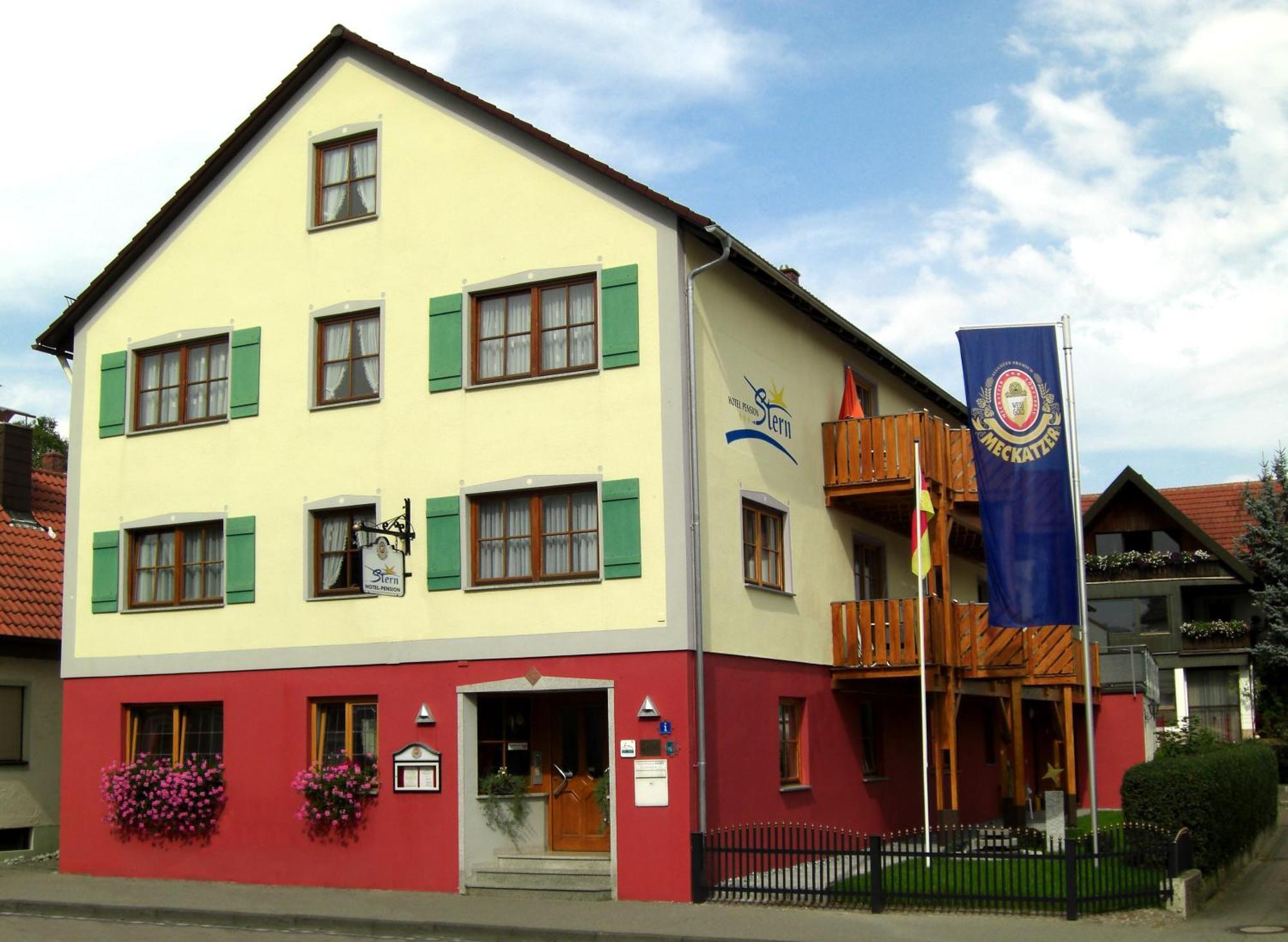Hotel Pension Stern Bad Buchau Exterior foto